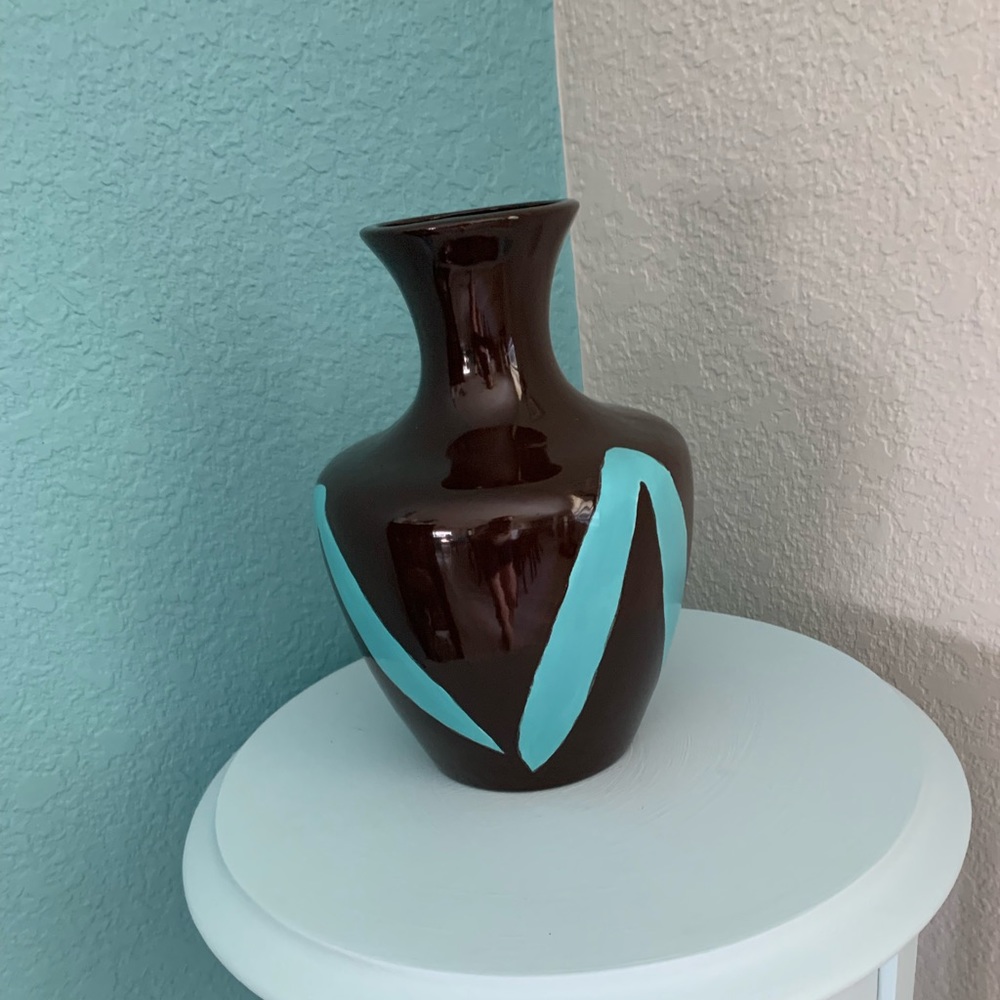 Hand painted vase